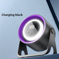 Portable Bladeless Desk Fan — USB Rechargeable, Whisper-Quiet with Ambient Light