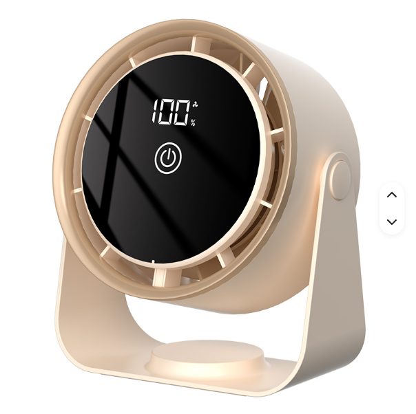 Portable Bladeless Desk Fan — USB Rechargeable, Touch Control